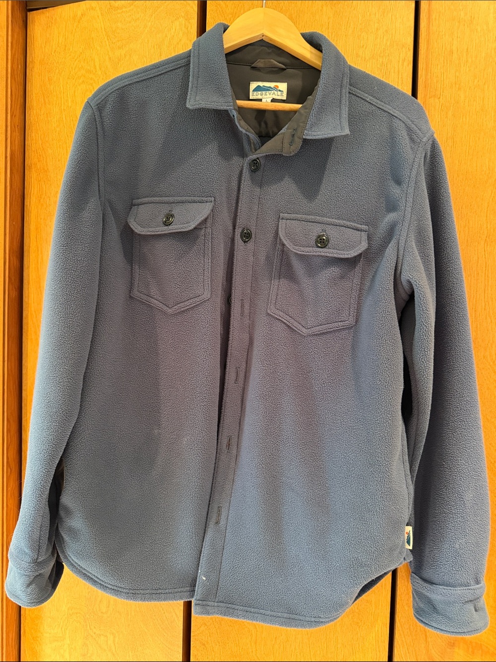 Edgevale Men’s North Coast Shirt Jacket Large Lined Made in USA Fleece
